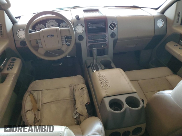 2006 Ford F-150 XL with VIN 1FTPX12V56FB78369, listed as a Copart auction lot 56355365 with 224,479 mi miles and Salvage title. Bid and sale history available at DreamBid. Image 8.