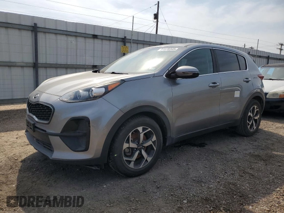 2020 Kia Sportage LX with VIN KNDPM3AC5L7686402, listed as a Copart auction lot 51608345 with 78,486 mi miles and Salvage Title. Bid and sale history available at DreamBid. Image 1.