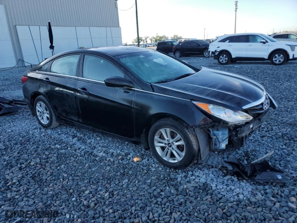 2013 Hyundai Sonata GLS PZEV with VIN 5NPEB4AC0DH693175, listed as a Copart auction lot 49872475 with 75,318 mi miles and Salvage Title. Bid and sale history available at carsss.com. Image 4.