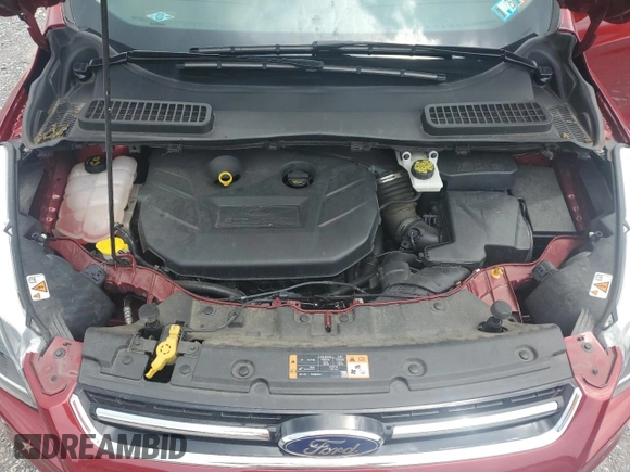 2016 Ford Escape Titanium with VIN 1FMCU9J90GUA02736, listed as a Copart auction lot 63068165 with 23,860 mi miles and Salvage title. Bid and sale history available at DreamBid. Image 12.