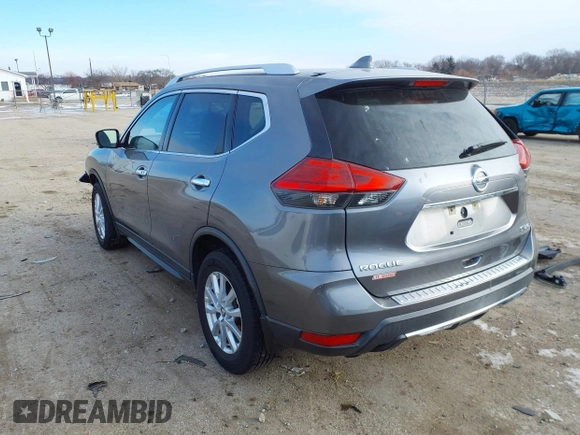2017 Nissan Rogue SV with VIN KNMAT2MV9HP537448, listed as a IAAI auction lot 41609222 with 71,971 mi miles. Bid and sale history available at carsss.com. Image 3.