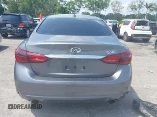 2020 Infiniti Q50 Pure with VIN JN1EV7APXLM208317, listed as a IAAI auction lot 39446112 with 34,846 mi miles and . Bid and sale history available at carsss.com. Image 17.