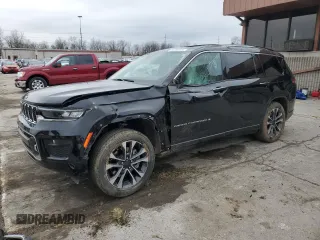 2022 Jeep Grand Cherokee Overland with VIN 1C4RJKDG1N8638676, listed as a Copart auction lot 82389224 with 22,451 mi miles and Salvage title. Bid and sale history available at DreamBid. Image 1.