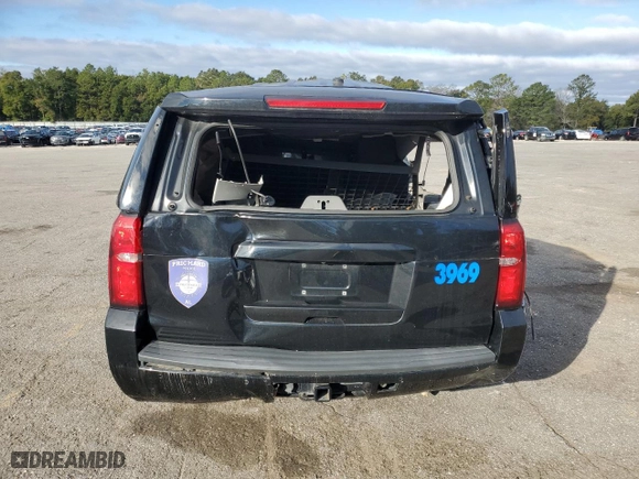 2020 Chevrolet Tahoe Commercial with VIN 1GNLCDECXLR233969, listed as a Copart auction lot 41614085 with 0 mi miles and Salvage Title. Bid and sale history available at carsss.com. Image 6.