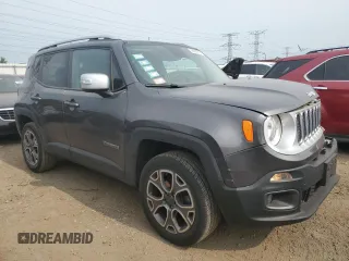 2017 Jeep Renegade Limited z VIN ZACCJBDB0HPF80051, wystawiony jako Copart lot #59008765 z przebiegiem 32 376 mil mil oraz Szkoda całkowita • Salvage title. Historia ofert i sprzedaży dostępna na DreamBid. Obrazek 4.