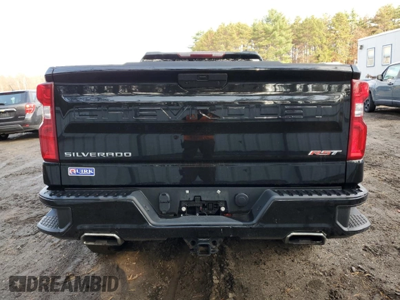 2021 Chevrolet Silverado 1500 RST with VIN 1GCRYEEDXMZ198788, listed as a Copart auction lot 78791074 with 41,545 mi miles and Salvage Title. Bid and sale history available at DreamBid. Image 6.
