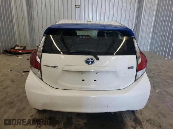 2016 Toyota Prius One with VIN JTDKDTB37G1125202, listed as a Copart auction lot 52555295 with 92,592 mi miles and Clean Title. Bid and sale history available at carsss.com. Image 6.