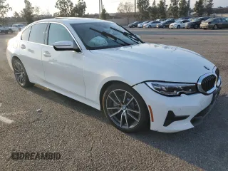 2020 BMW 3 Series 330i with VIN 3MW5R1J04L8B21380, listed as a Copart auction lot 42872005 with 89,553 mi miles and Salvage Title. Bid and sale history available at carsss.com. Image 4.
