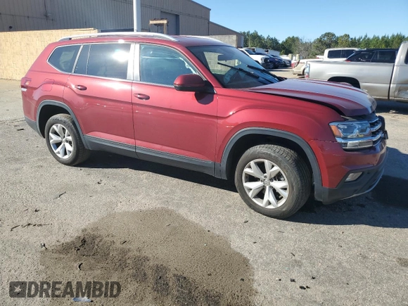 2019 Volkswagen Atlas SE with VIN 1V2DR2CA6KC539794, listed as a Copart auction lot 46585725 with 88,099 mi miles and Salvage title. Bid and sale history available at DreamBid. Image 4.