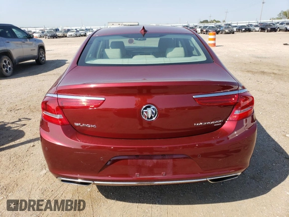 2017 Buick LaCrosse Premium with VIN 1G4ZS5SS1HU142032, listed as a Copart auction lot 69281554 with 17,820 mi miles and Clean Title. Bid and sale history available at carsss.com. Image 6.