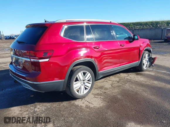2018 Volkswagen Atlas SEL Premium with VIN 1V2NR2CAXJC532205, listed as a IAAI auction lot 41598269 with 122,975 mi miles and . Bid and sale history available at DreamBid. Image 4.