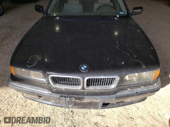 1998 BMW 7 Series 740il with VIN WBAGJ8326WDM21484, listed as a Copart auction lot 48425614 with 0 mi miles and Non Repairable. Bid and sale history available at carsss.com. Image 11.