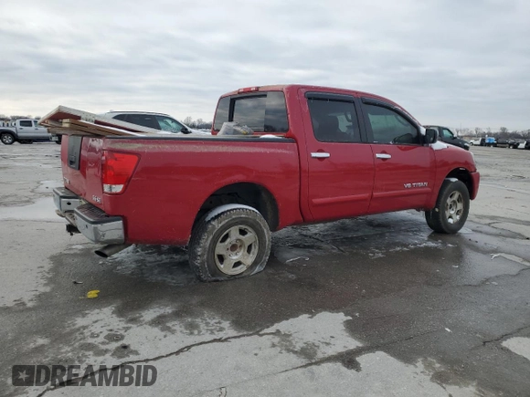2005 Nissan Titan SE with VIN 1N6AA07B95N510959, listed as a Copart auction lot 46079125 with 376,245 mi miles and Clean Title. Bid and sale history available at carsss.com. Image 3.