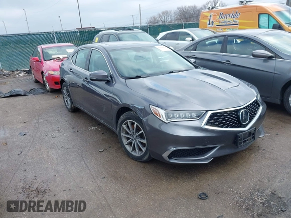 2020 Acura TLX with VIN 19UUB1F30LA001670, listed as a IAAI auction lot 41638804 with 95,122 mi miles. Bid and sale history available at carsss.com. Image 1.