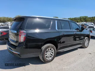 2023 Chevrolet Suburban LS with VIN 1GNSCBKD1PR132161, listed as a Copart auction lot 70649614 with 24,850 mi miles and Salvage Title. Bid and sale history available at DreamBid. Image 3.