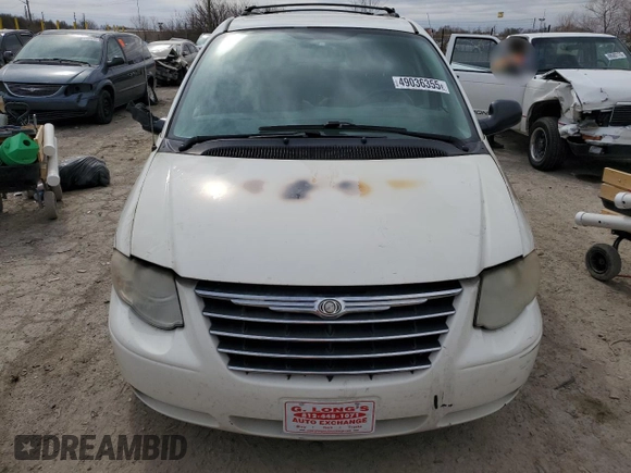 2007 Chrysler Town & Country Touring with VIN 2A4GP54LX7R138490, listed as a Copart auction lot 49036355 with Not provided miles and Salvage title. Bid and sale history available at DreamBid. Image 5.