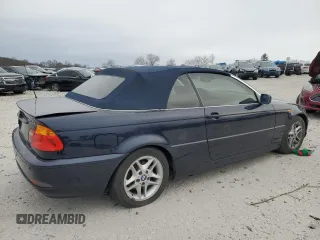2004 BMW 3 Series 325Ci with VIN WBABW33424PL33995, listed as a Copart auction lot 41497235 with 105,138 mi miles and Clean Title. Bid and sale history available at carsss.com. Image 3.