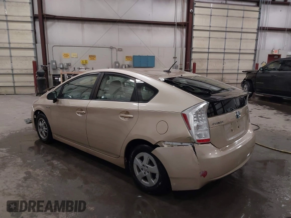 2011 Toyota Prius I with VIN JTDKN3DU0B0272740, listed as a IAAI auction lot 41212915 with 105,587 mi miles and . Bid and sale history available at DreamBid. Image 3.