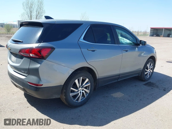 2023 Chevrolet Equinox LT with VIN 3GNAXUEG4PL161551, listed as a IAAI auction lot 42188053 with 18,139 mi miles and . Bid and sale history available at DreamBid. Image 4.