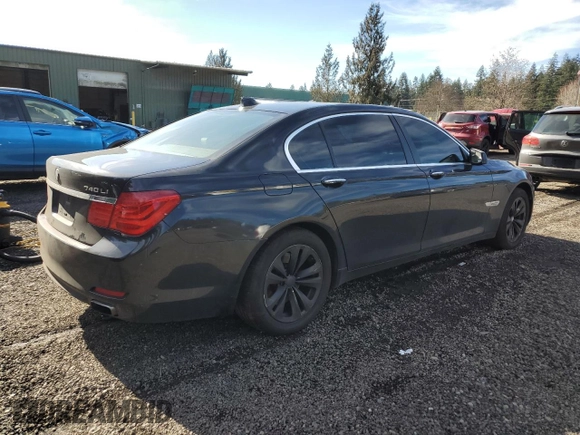 2012 BMW 7 Series 740Li z VIN WBAKB4C57CC577092, wystawiony jako Copart lot #47455255 z przebiegiem 155 763 mil mil oraz Czysty tytuł • Clean title. Historia ofert i sprzedaży dostępna na DreamBid. Obrazek 3.