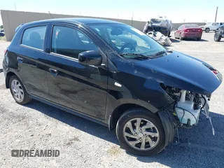 2024 Mitsubishi Mirage ES z VIN ML32AUHJ2RH035005, wystawiony jako IAAI lot #42543191 z przebiegiem 5 417 mil mil oraz . Historia ofert i sprzedaży dostępna na DreamBid. Obrazek 1.