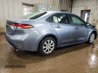 2021 Toyota Corolla LE with VIN 5YFEPMAE0MP196360, listed as a Copart auction lot 49592395 with 38,156 mi miles and Salvage Title. Bid and sale history available at DreamBid. Image 3.