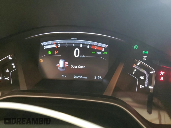 2018 Honda CR-V EX with VIN 7FARW1H54JE033599, listed as a Copart auction lot 49960125 with 69,956 mi miles and Salvage Title. Bid and sale history available at DreamBid. Image 9.