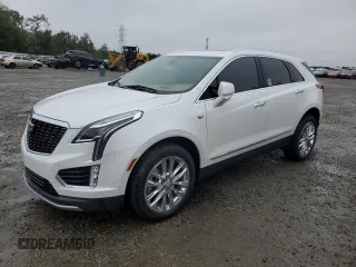 2022 Cadillac XT5 Premium Luxury AWD with VIN 1GYKNERSXNZ162971, listed as a Copart auction lot 88053015 with 0 mi miles and Salvage Title. Bid and sale history available at carsss.com. Image 1.