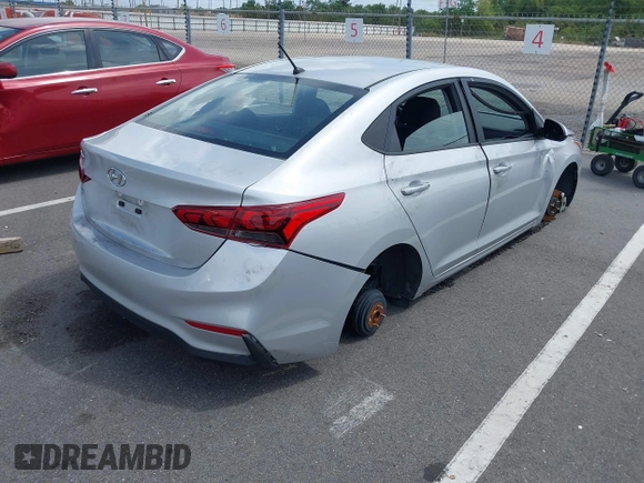 2022 Hyundai Accent SE with VIN 3KPC24A69NE167750, listed as a IAAI auction lot 37355800 with Not Provided miles and . Bid and sale history available at carsss.com. Image 4.