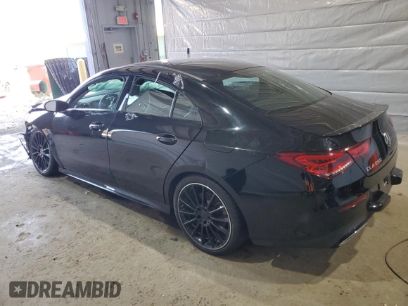 2020 Mercedes-Benz CLA 250 with VIN W1K5J4HB1LN120578, listed as a Copart auction lot 50906995 with 73,161 mi miles and Salvage Title. Bid and sale history available at DreamBid. Image 2.