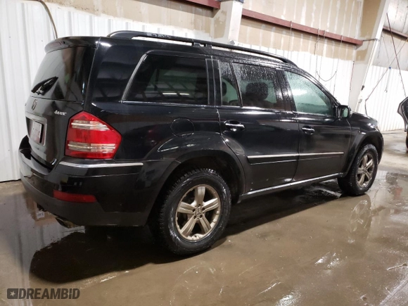 2007 Mercedes-Benz GL-Class with VIN 4JGBF71E07A200449, listed as a Copart auction lot 47621185 with NaN miles and Salvage Title. Bid and sale history available at carsss.com. Image 3.