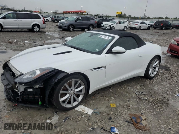 2014 Jaguar F-Type S with VIN SAJWA6FC5E8K03679, listed as a Copart auction lot 72376114 with 101,622 mi miles and Salvage Title. Bid and sale history available at DreamBid. Image 1.
