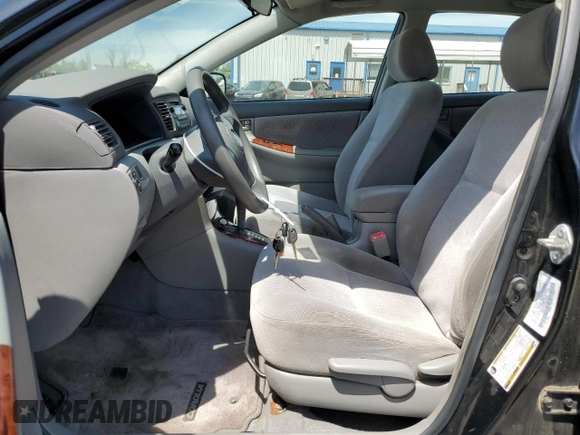 2005 Toyota Corolla CE with VIN 1NXBR32E45Z354818, listed as a Copart auction lot 56715975 with 188,140 mi miles and Clean Title. Bid and sale history available at DreamBid. Image 7.