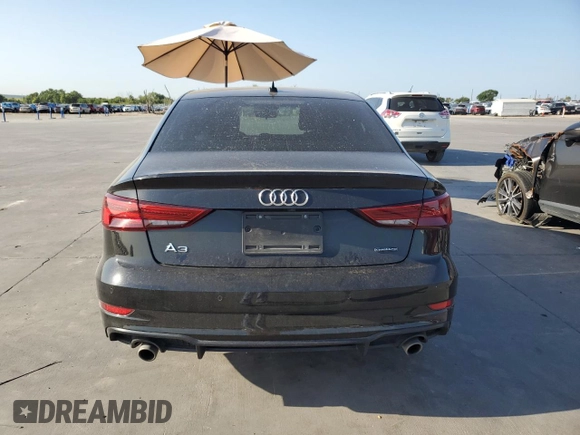 2020 Audi A3 Sedan S line Premium with VIN WAUBEGFF8LA098480, listed as a Copart auction lot 61800323 with 18,793 mi miles. Bid and sale history available at carsss.com. Image 6.