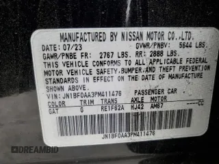 2023 Nissan ARIYA Venture+ with VIN JN1BF0AA3PM411476, listed as a Copart auction lot 44425935 with 30,077 mi miles and Salvage Title. Bid and sale history available at carsss.com. Image 15.