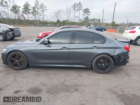 2014 BMW 3 Series 335i with VIN WBA3A9C56EF479564, listed as a IAAI auction lot 41578397 with 136,637 mi miles. Bid and sale history available at carsss.com. Image 14.