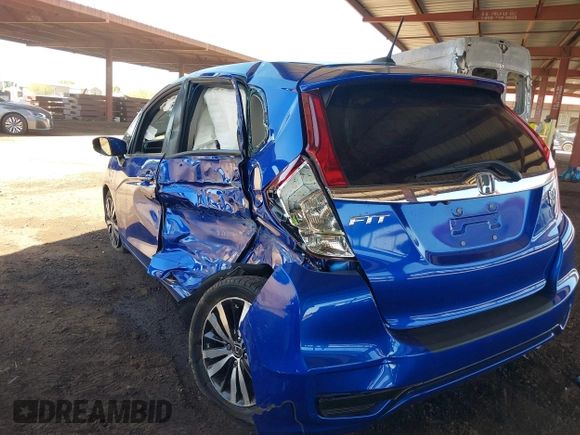2019 Honda Fit EX with VIN 3HGGK5H83KM715128, listed as a IAAI auction lot 42714559 with 55,855 mi miles and . Bid and sale history available at DreamBid. Image 3.