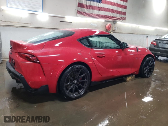 2023 Toyota Supra 3.0 with VIN WZ1DB0G03PW057335, listed as a Copart auction lot 48664395 with 11,108 mi miles and Salvage Title. Bid and sale history available at DreamBid. Image 3.