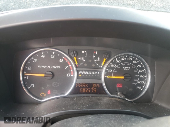 2007 GMC Canyon SLE1 with VIN 1GTCS139978239016, listed as a Copart auction lot 74303524 with 136,579 mi miles and Salvage Title. Bid and sale history available at carsss.com. Image 9.