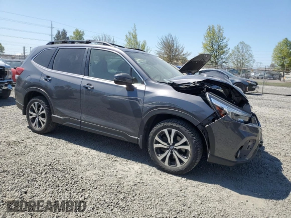 2021 Subaru Forester Limited z VIN JF2SKAUCXMH515576, wystawiony jako Copart lot #54220925 z przebiegiem 70 636 mil mil oraz Szkoda całkowita • Salvage title. Historia ofert i sprzedaży dostępna na DreamBid. Obrazek 4.