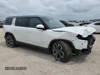 2023 Rivian R1S Adventure with VIN 7PDSGBBA6PN025559, listed as a Copart auction lot 53683435 with 0 mi miles and Salvage Title. Bid and sale history available at carsss.com. Image 4.