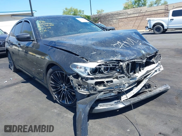 2018 BMW 5 Series 530e with VIN WBAJA9C50JB249995, listed as a IAAI auction lot 42301414 with 179,673 mi miles and . Bid and sale history available at DreamBid. Image 1.