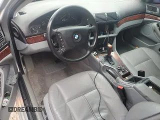 2003 BMW 5 Series 525iA with VIN WBADT43423G028907, listed as a Copart auction lot 79849994 with 0 mi miles and Salvage Title. Bid and sale history available at carsss.com. Image 8.