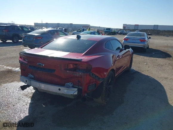 2016 Chevrolet Camaro 1LT with VIN 1G1FB1RS9G0130425, listed as a IAAI auction lot 41481119 with 90070 miles. Bid and sale history available at carsss.com. Image 4.