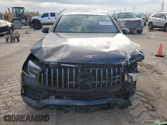 2021 Mercedes-Benz GLC with VIN W1N0J6EB9MF946037, listed as a Copart auction lot 67666454 with 44,693 mi miles and Salvage Title. Bid and sale history available at carsss.com. Image 5.