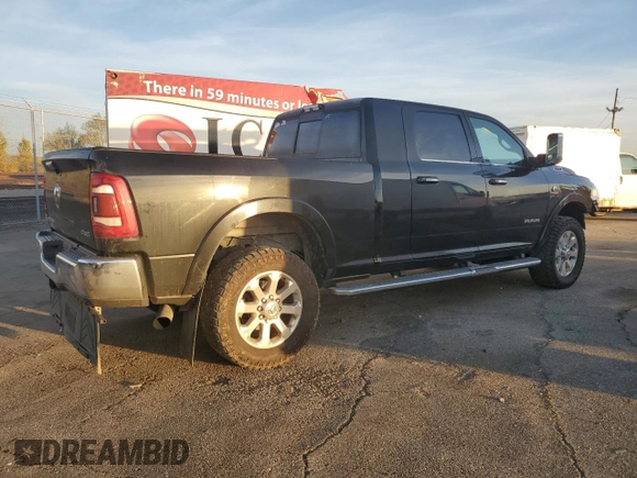 2020 Ram 2500 Laramie with VIN 3C6UR5NL2LG294323, listed as a Copart auction lot 77825684 with 230,012 mi miles and Salvage Title. Bid and sale history available at carsss.com. Image 3.