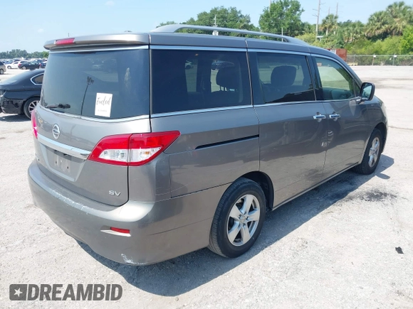 2017 Nissan Quest SV z VIN JN8AE2KP8H9166399, wystawiony jako IAAI lot #42311238 z przebiegiem 168 475 mil mil oraz . Historia ofert i sprzedaży dostępna na DreamBid. Obrazek 4.
