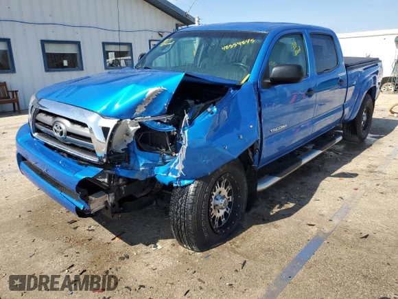 2010 Toyota Tacoma with VIN 3TMMU4FN2AM020281, listed as a Copart auction lot 48554845 with 62,491 mi miles and Salvage Title. Bid and sale history available at carsss.com. Image 1.
