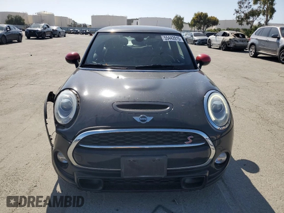 2015 MINI Hardtop S with VIN WMWXP7C55F2A35365, listed as a Copart auction lot 55442815 with 80,714 mi miles and Salvage Title. Bid and sale history available at DreamBid. Image 5.