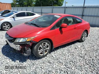 2012 Honda Civic Cpe LX with VIN 2HGFG3B54CH545393, listed as a Copart auction lot 50864095 with 224,943 mi miles and Salvage Title. Bid and sale history available at carsss.com. Image 1.